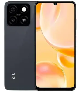 ZTE Blade A55 smartphone with a sleek design and vibrant display.