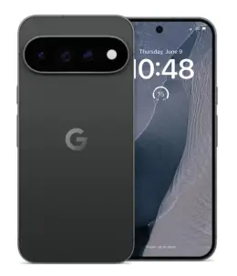 Google Pixel 11 Pro smartphone showcasing front and back design with camera setup.