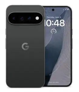 Google Pixel 11 Pro smartphone showcasing front and back design with camera setup.