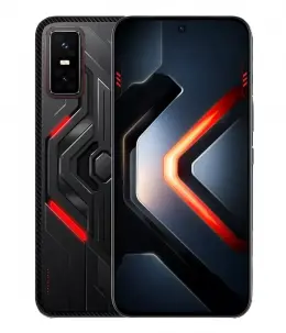 Infinix GT 30 Pro smartphone showcasing a sleek design with vibrant LED accents