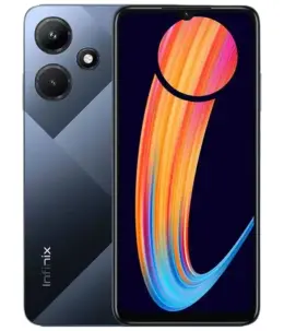 Infinix Hot 30 Play smartphone showcasing dual cameras and vibrant display