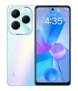 Infinix Hot 40 Pro smartphone with triple camera and colorful display