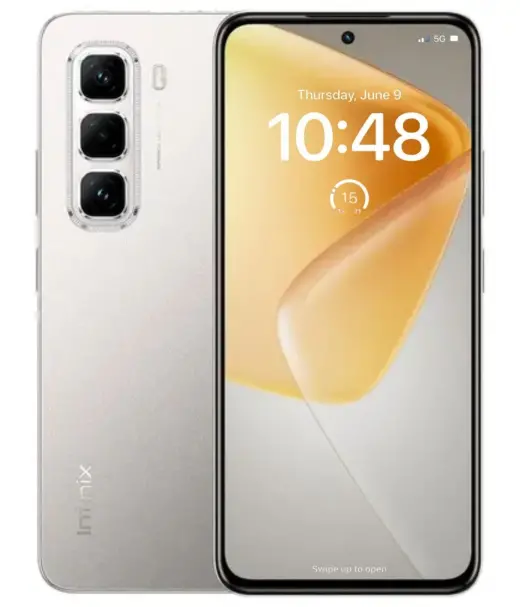 Infinix Hot 50 Pro smartphone with triple camera and sleek design