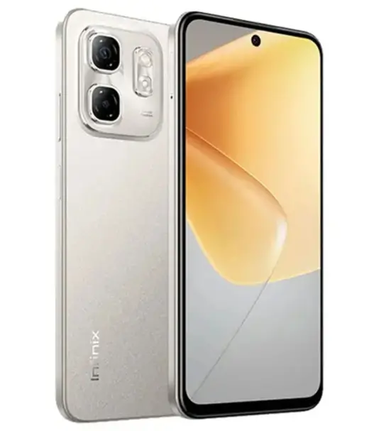 Infinix Hot 50i smartphone showcasing dual rear cameras and sleek design