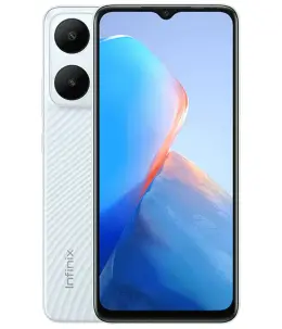 Infinix Smart 7 smartphone with dual cameras and vibrant display