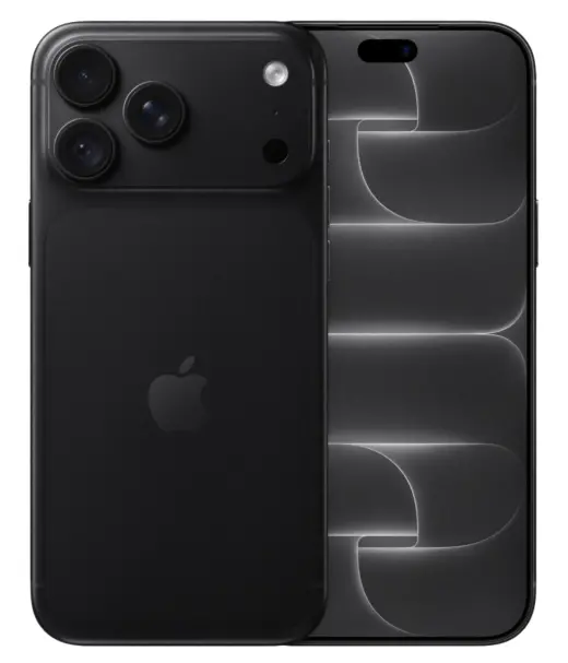Black iPhone 18 Pro Max showcasing camera features and sleek design