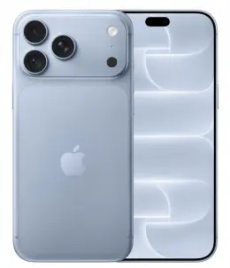 iPhone 18 Pro Max in blue color showcasing front and back design