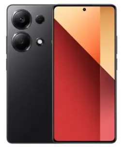 Redmi Note 13 Pro smartphone showcasing a sleek design and vibrant display