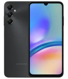 Samsung Galaxy A05s smartphone with a vibrant display and triple camera setup
