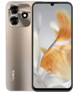 Sparx Neo 8 Pro smartphone showcasing dual cameras and vibrant display