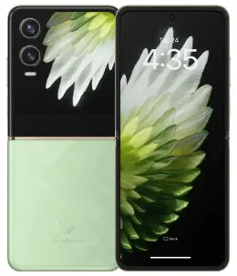 Tecno Phantom V Flip 2 5G smartphone with dual cameras and vibrant display.