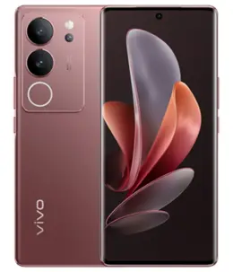 Vivo V29 smartphone in rose gold color with dual rear cameras and sleek design