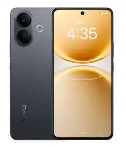 Vivo V70 Lite smartphone showcasing dual rear cameras and a vibrant display