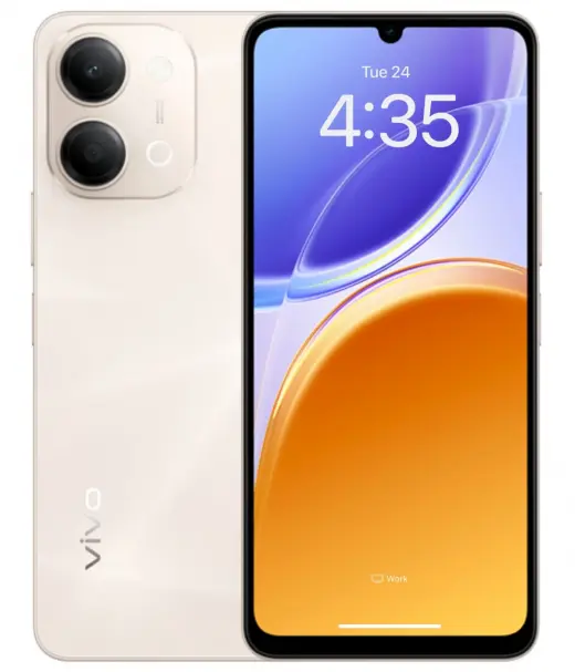 Vivo Y11d smartphone with dual cameras and vibrant display