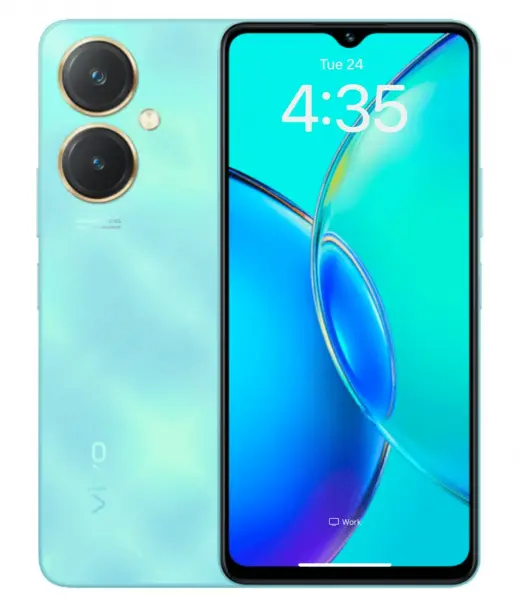 Vivo Y27 smartphone with dual cameras and vibrant display