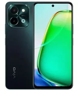 Vivo Y28 smartphone showcasing dual rear cameras and vibrant display