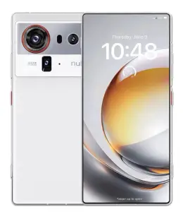 ZTE nubia Z80 Ultra smartphone showcasing its sleek design and dual-camera system.